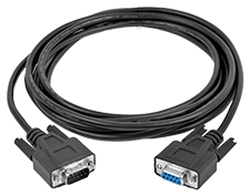 RS- 232 communications cable. Part Number: 0900-0003
